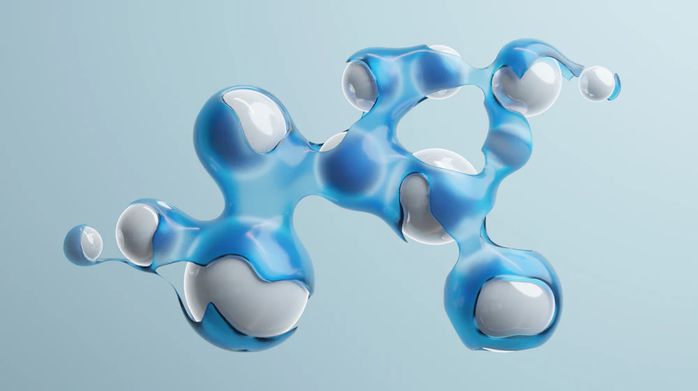Model of growth hormone receptor binding