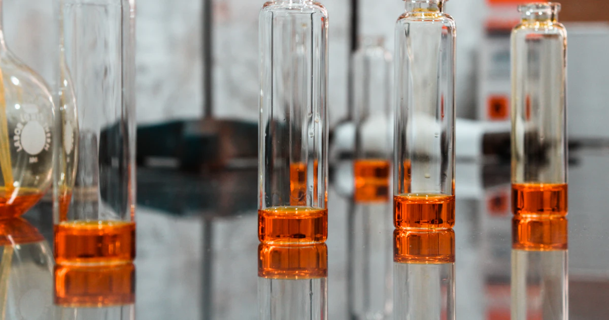 Peptides for weight loss research vials on a laboratory surface