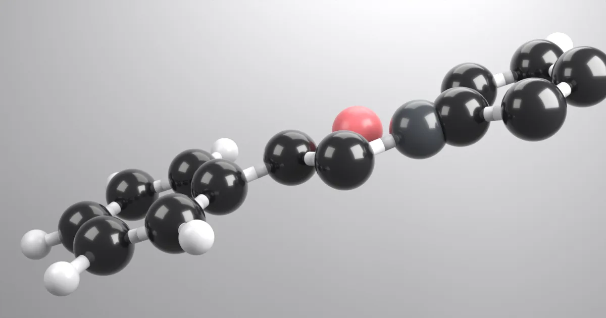 Selank and Semax neuropeptides shown as a molecular model